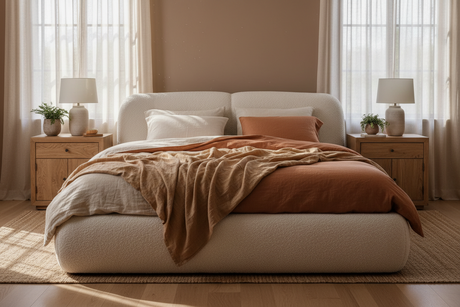 9 Boucle Cloud Beds That Look Expensive But Aren’t | Yechen