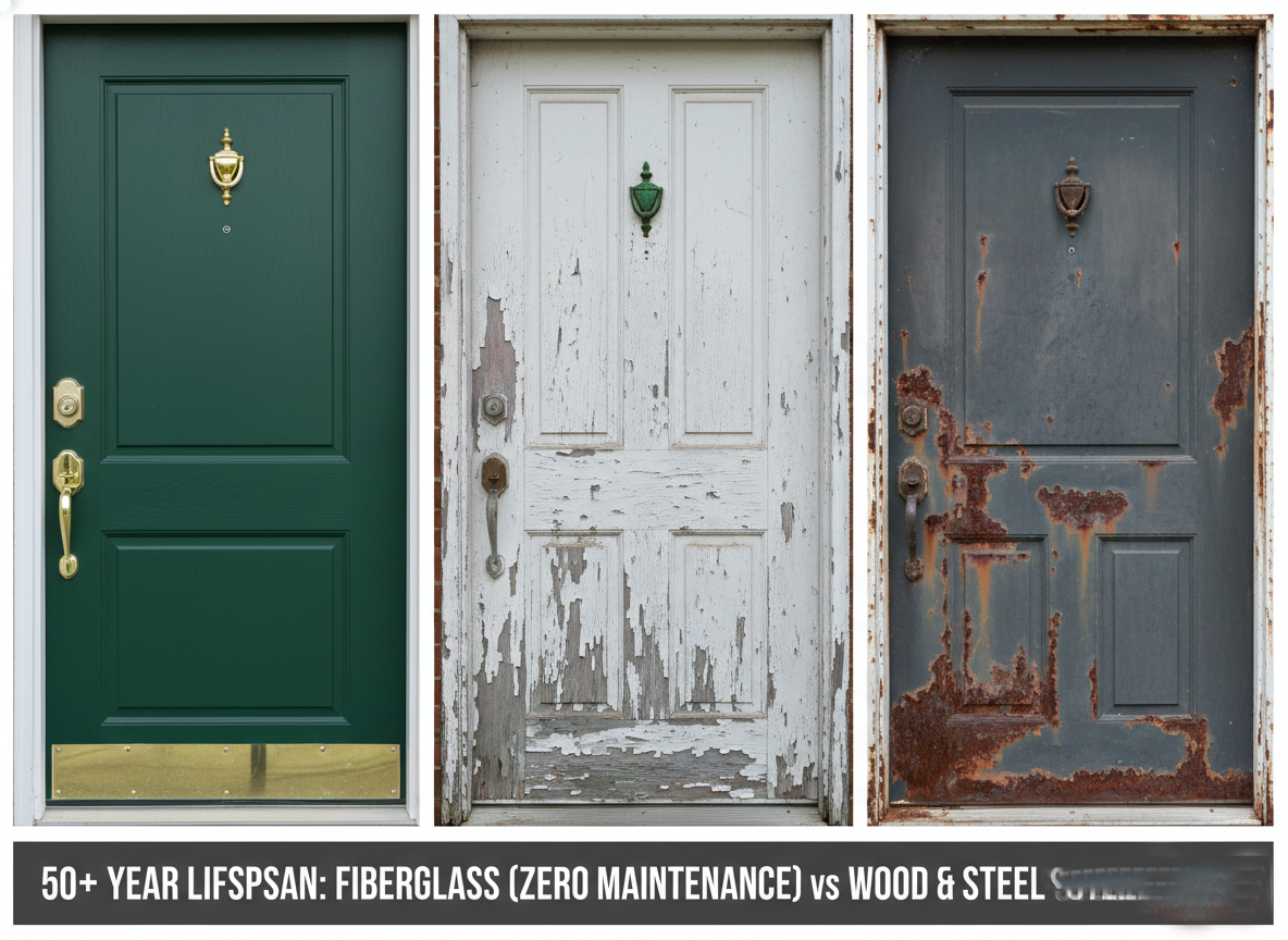 Fiberglass Entry Doors vs Wood and Steel: Complete Guide to Durability, Weight, Maintenance, and Why 50+ Year Lifespan Beats the Competition | Yechen