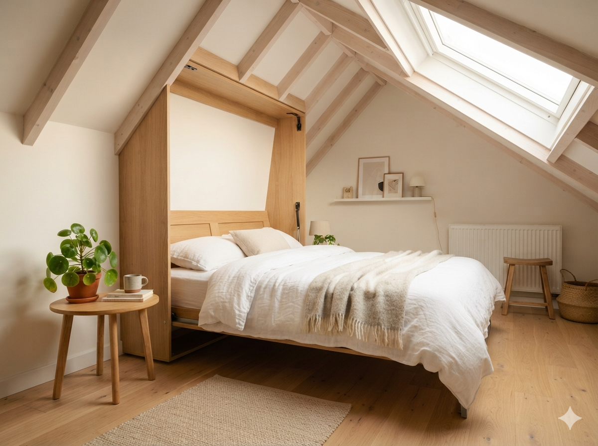 Best Horizontal Murphy Beds for Attics: Slope Compatibility and Model Picks