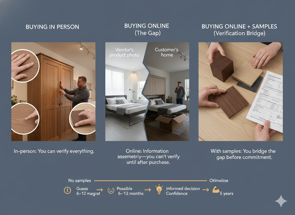 Why You Should Always Request Material Samples Before Buying a Murphy Bed Online | Yechen