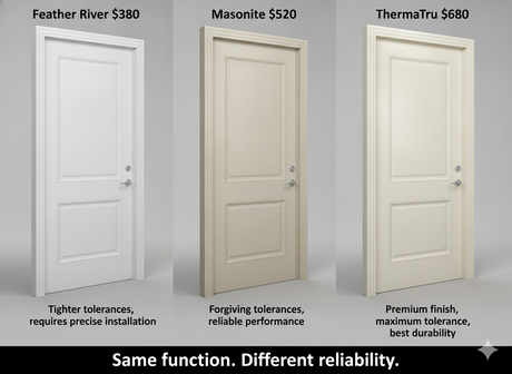 Feather River vs Masonite vs ThermaTru: Best Budget Fiberglass Doors Compared | Yechen