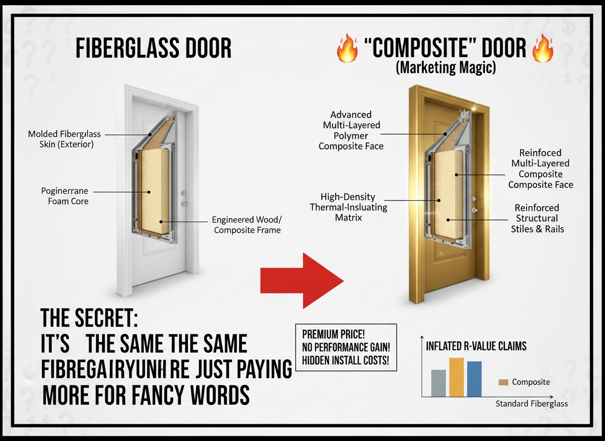 Fiberglass vs Composite Doors: What's Actually Different? Marketing vs Reality
