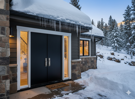 Mountain Climate Entry Doors: Snow Load, Ice Dams, and Fiberglass Performance