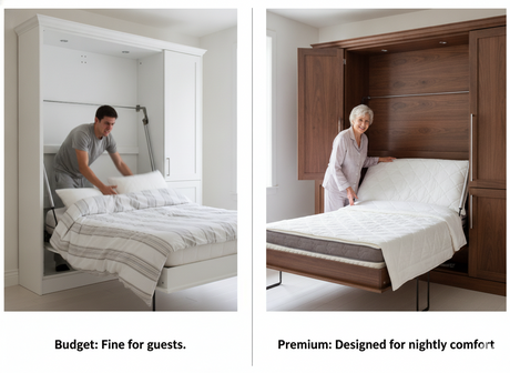 Murphy Bed for Elderly Parents or Long-Stay Guests: Comfort Specs That Actually Matter