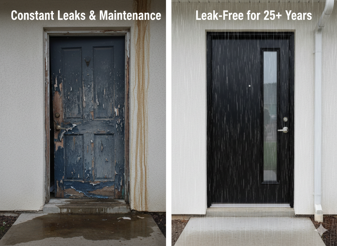 My Entry Door Leaks in Heavy Rain: Is Fiberglass the Fix?