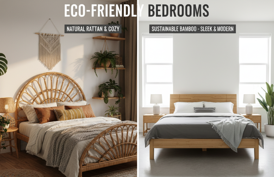 Rattan Bed Frame vs Bamboo Bed Frame: Eco-Friendly Choices Head-to-Head