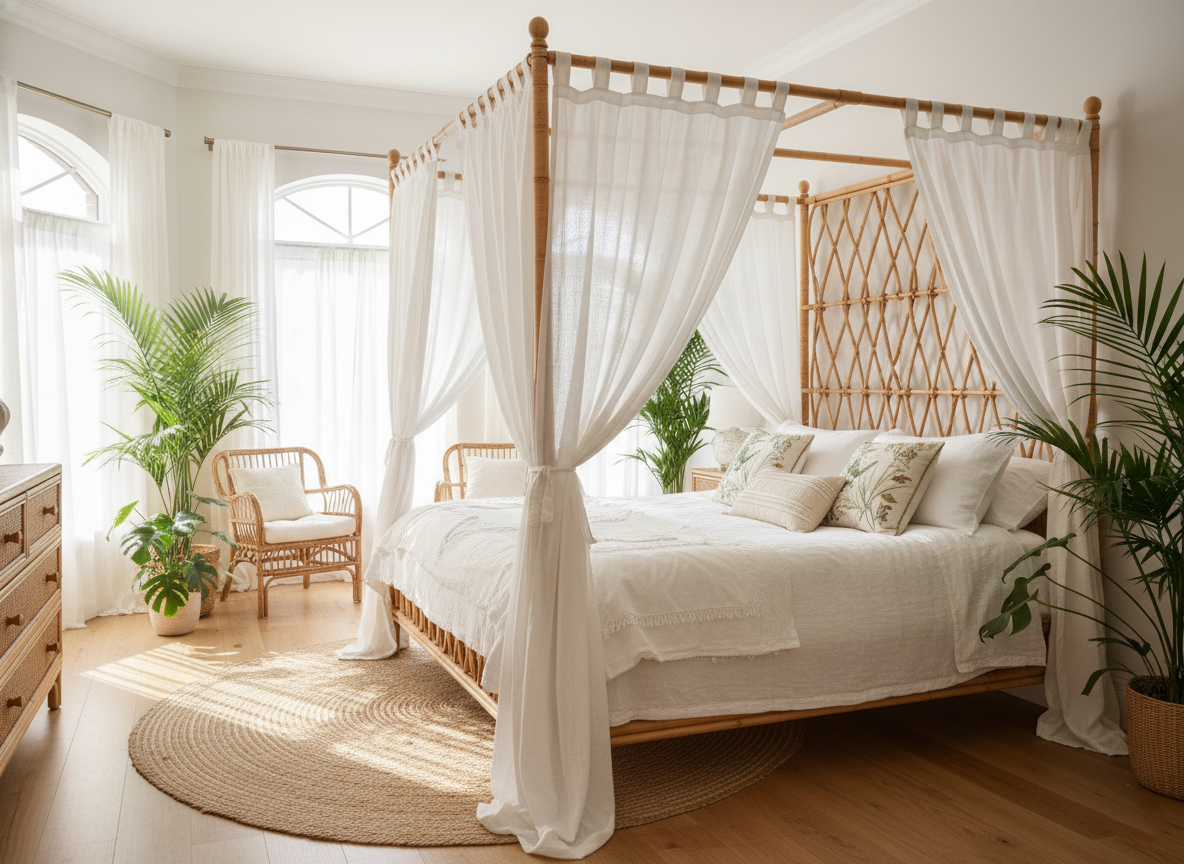 Rattan Bed vs. Canopy Bed — A 2026 Bedroom Showdown