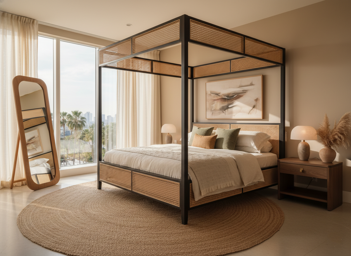 Rattan Bed vs Four-Poster: Classic vs Exotic Appeal