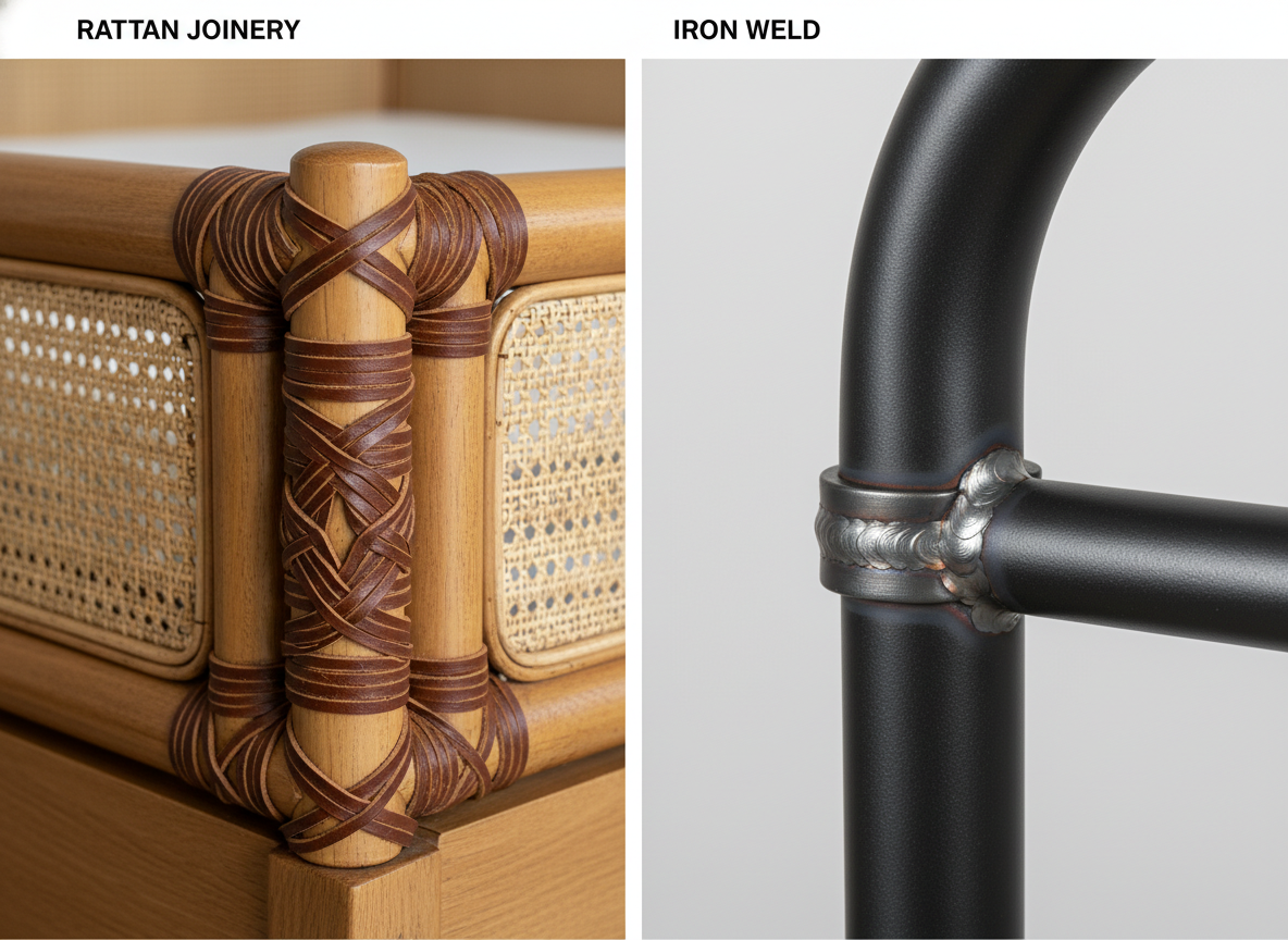 Rattan Bed vs Iron Bed: Lightweight vs Heavy-Duty Build