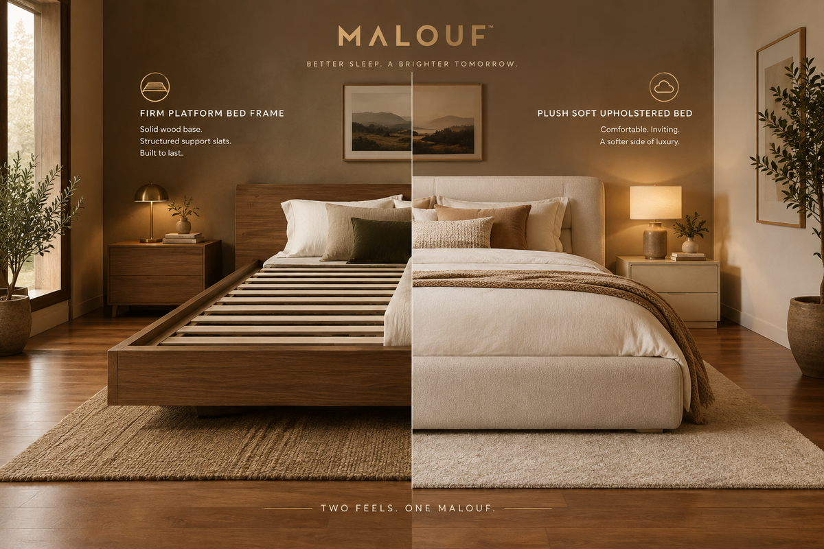 Malouf Platform Bed Frame Review: Structure Support vs Soft Beds