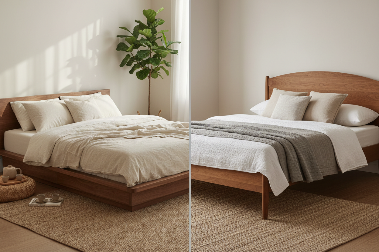 Platform Bed Frame vs Standard Bed Frame: Which Should You Buy? | Yechen