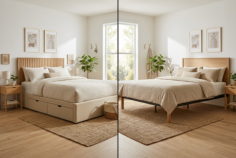 Storage Platform Bed vs. Open Frame: Which Makes Better Use of Your Space?
