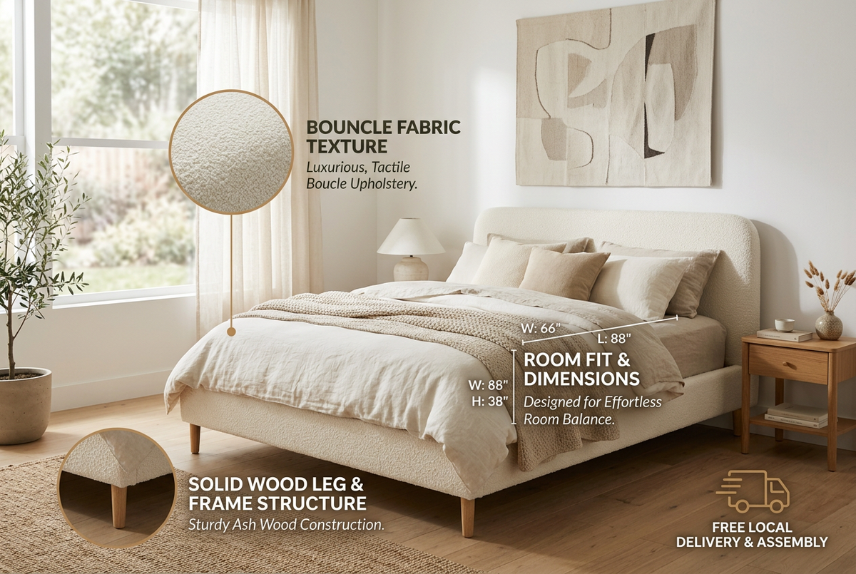 What to Check Before Buying a Cloud Bed Frame: Structure, Fit, Fabric, and Delivery