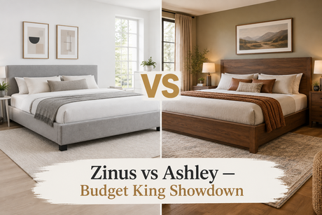 Zinus vs Ashley Platform Bed Frame: Budget King Showdown