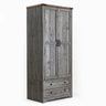 YECHEN 71" Modern Armoire Wardrobe: All-in-One Storage with 2 Drawers & Adjustable Shelves