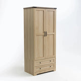 YECHEN 71" Modern Armoire Wardrobe: All-in-One Storage with 2 Drawers & Adjustable Shelves