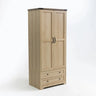 YECHEN 71" Modern Armoire Wardrobe: All-in-One Storage with 2 Drawers & Adjustable Shelves