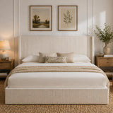 Yechen Hydraulic Lift Storage Bed 51.2" Tall Upholstered Headboard