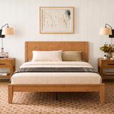 (Pre-Order) Yechen Bamboo Bed Frame | Japandi Platform Bed, 1000lbs, No Box Spring