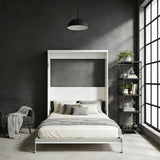 Queen Size Murphy Bed with Desk | Space-Saving Foldable Wall Bed | Yechen Home