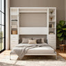 Queen Size Murphy Bed with Bilateral Cabinets & Storage Drawers | Space-Saving Wall Bed | Yechen Home