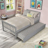 Twin Platform Bed with Trundle