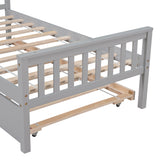 Twin Platform Bed with Trundle