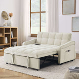 69'' 3-in-1 Folding Convertible Loveseats Sofa Bed