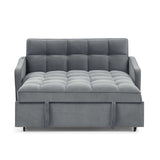 69'' 3-in-1 Folding Convertible Loveseats Sofa Bed