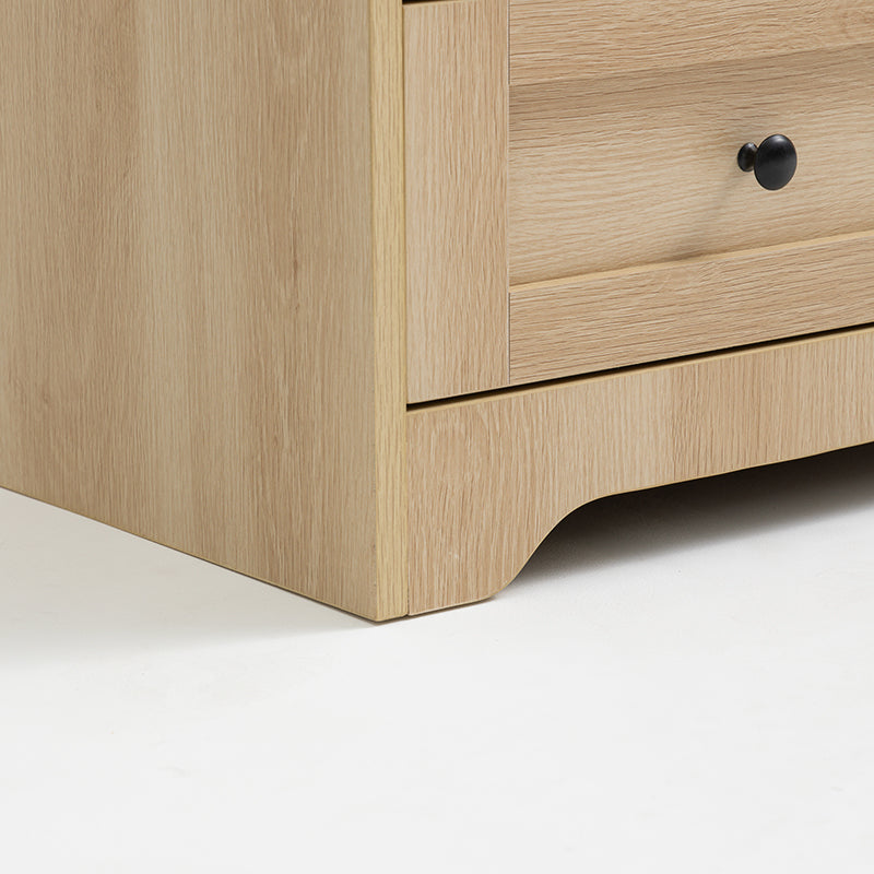 71" Modern Wooden Armoire Wardrobe Closet with Drawers & Shelves