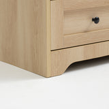 71" Modern Wooden Armoire Wardrobe Closet with Drawers & Shelves