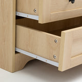 71" Modern Wooden Armoire Wardrobe Closet with Drawers & Shelves