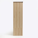 71" Modern Wooden Armoire Wardrobe Closet with Drawers & Shelves