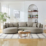 Mareno Leather Sectional Sofa