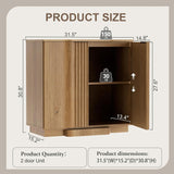 31.5" Modern Buffet Cabinet  With Storage