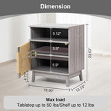Boho Rattan Drawers Sidetable Nightstand 2 Packs