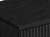 4 Doors Accent Fluted Sideboard Buffet Storage Cabinet