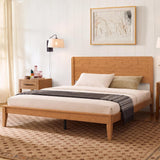(Pre-Order) Yechen Bamboo Bed Frame | Japandi Platform Bed, 1000lbs, No Box Spring