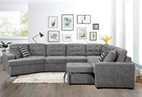 149'' Oversized Large Sectional Sleeper Sofa with Pull Out Bed & Cuddler | 7-Seater L-Shaped Sectional Couch with Chaise Lounge