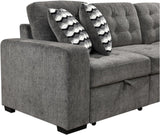 149'' Oversized Large Sectional Sleeper Sofa with Pull Out Bed & Cuddler | 7-Seater L-Shaped Sectional Couch with Chaise Lounge