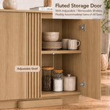 31.5" Modern Buffet Cabinet  With Storage