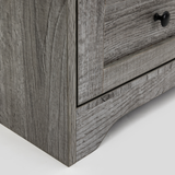 71" Modern Wooden Armoire Wardrobe Closet with Drawers & Shelves