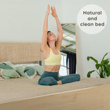 Boho Natural Rattan Headboard Bed Frame with 4 Drawers