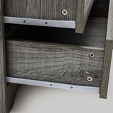 71" Modern Wooden Armoire Wardrobe Closet with Drawers & Shelves