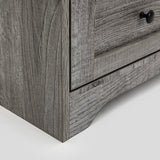 71" Modern Wooden Armoire Wardrobe Closet with Drawers & Shelves