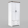 71" Modern Wooden Armoire Wardrobe Closet with Drawers & Shelves