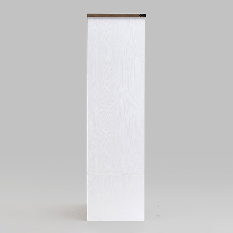 71" Modern Wooden Armoire Wardrobe Closet with Drawers & Shelves