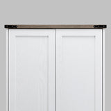 71" Modern Wooden Armoire Wardrobe Closet with Drawers & Shelves