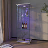 YECHEN Glass Display Cabinet with LED Lights | Tempered Glass Curio Cabinet