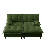 Modular Sectional Sofa with Cloud Cushions | Chenille Fabric | 2/3/4 Seater with Ottoman Options